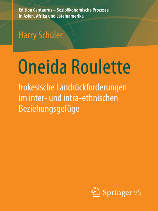 Title details for Oneida Roulette by Harry Schüler - Available